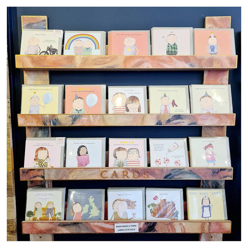 Our beautiful new card display...
