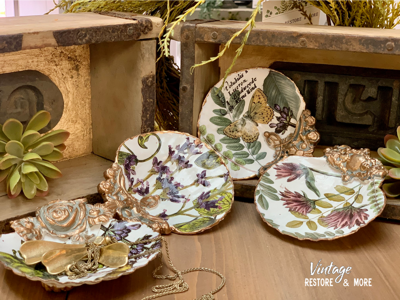 DIY TRINKET TRAYS USING IOD MOULDS & TRANSFERS