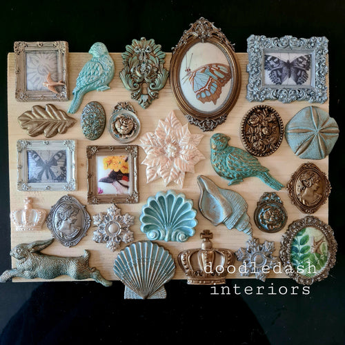 Cameos Decor Furniture Mould by Iron Orchid Designs - Clay, Resin, Hot Glue
