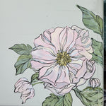 PEONIES (2 sheets) Decor Stamp by Iron Orchid Designs - Ink, Chalk Paint, Furniture Craft Stamp 12"x12"