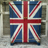 Union Jack mid-century compactum - one of a kind