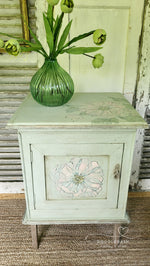 Victorian bespoke hand painted pot cupboard