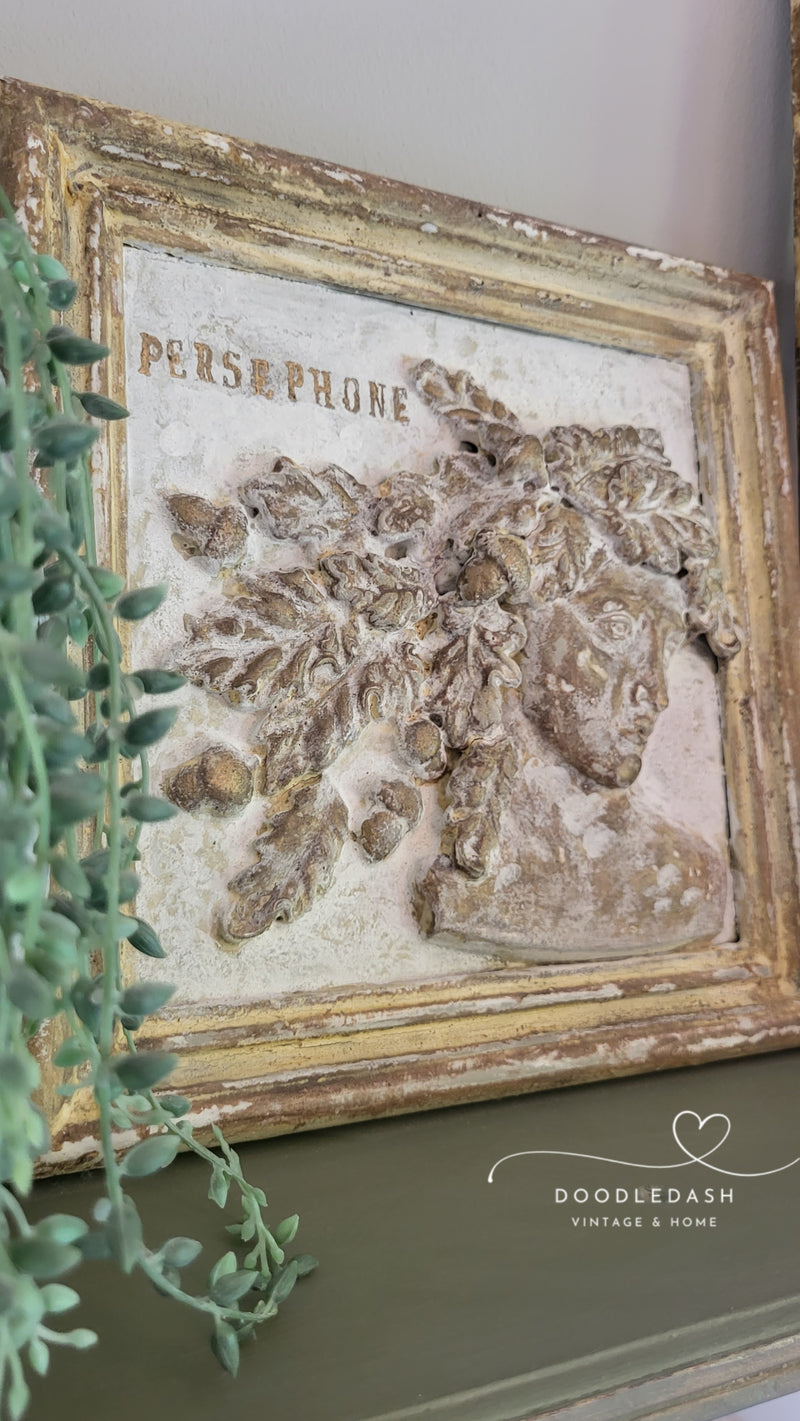 Persephone Decor Craft Mould (5x7") by Iron Orchid Designs - Clay, Resin, Hot Glue
