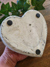 Rustic Heart Shaped Indoor/Outdoor Candle