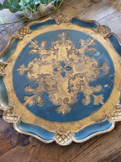 Decorative Vintage Florentine Tray