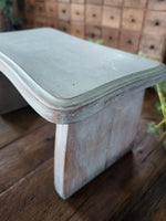 Painted wooden stool/riser