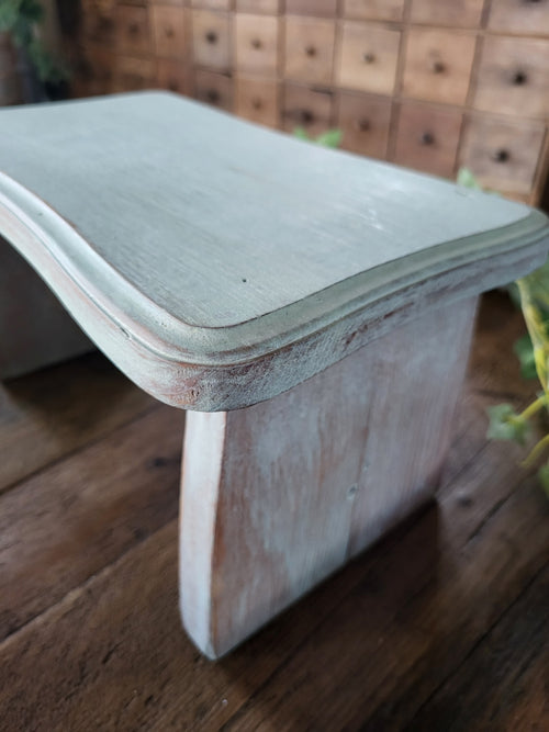 Painted wooden stool/riser