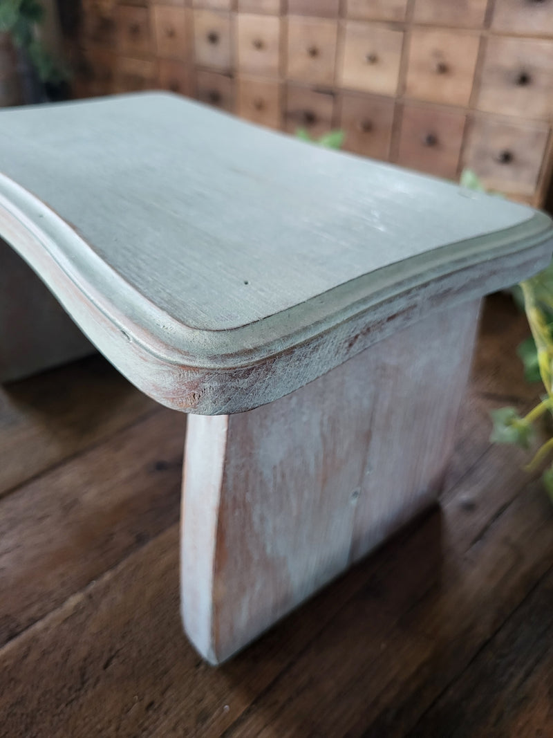 Painted wooden stool/riser