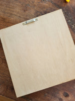 Rustic plaster blossom wall decor