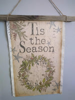 WINTER ADORNMENT Decor 2 Sheet Stamp by Iron Orchid Designs - Ink, Chalk Paint, Furniture Craft Stamp 12"x12"