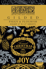 Figgy & Flourish IOD Gilded Foil Transfer - Iron Orchid Designs UK