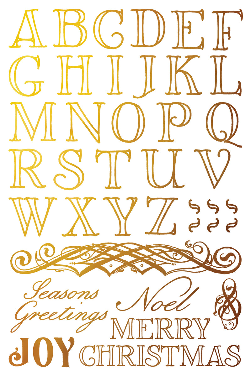 Figgy & Flourish IOD Gilded Foil Transfer - Iron Orchid Designs UK