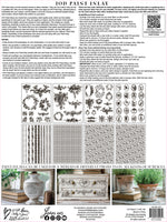DELFT TRADITIONS NOIR IOD PAINT INLAY 12X16 PAD by Iron Orchid Designs - Furniture Flip, Upcycling, Decor