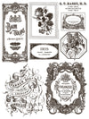 FLORIOGRAPHY IRON ORCHID DESIGNS Paint Inlay -  8 page 12x16 inch (Limited Edition)