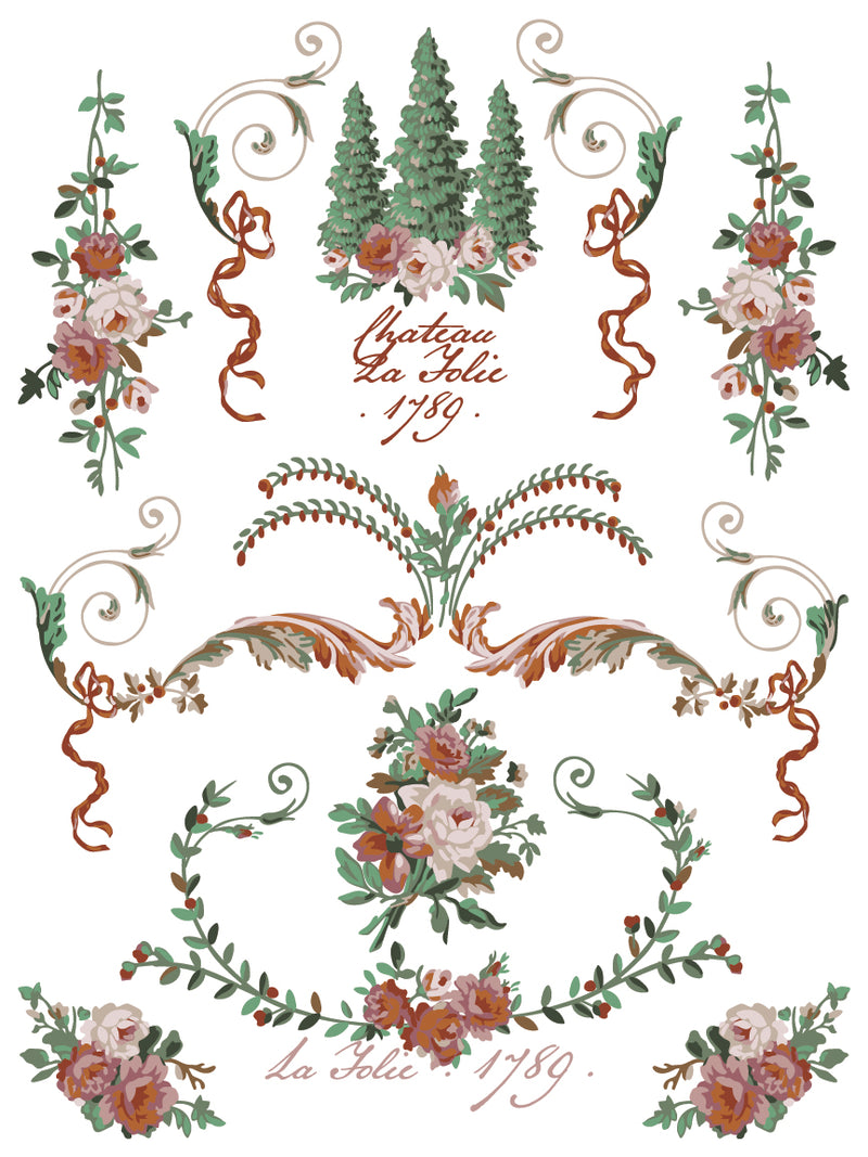 La Folie Paint Inlay - Iron Orchid Designs UK