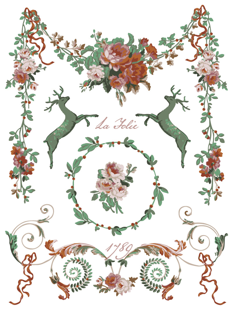 La Folie Paint Inlay - Iron Orchid Designs UK