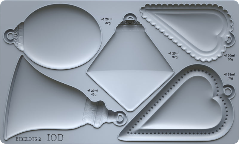 Bibelots 2 Décor Mould  - Iron Orchid Designs UK