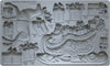Santa's Sleigh by Iron Orchid Designs - Clay, Resin, Hot Glue (LIMITED EDITION)
