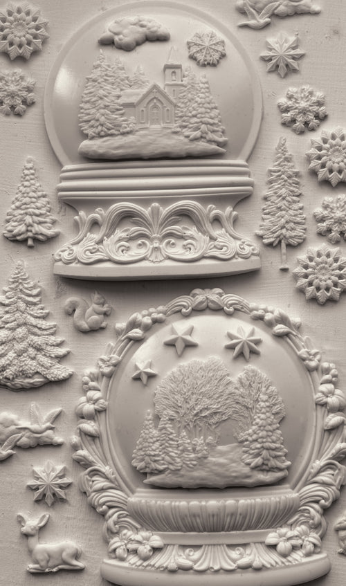 Snow Globes Decor Mould - Iron Orchid Designs UK