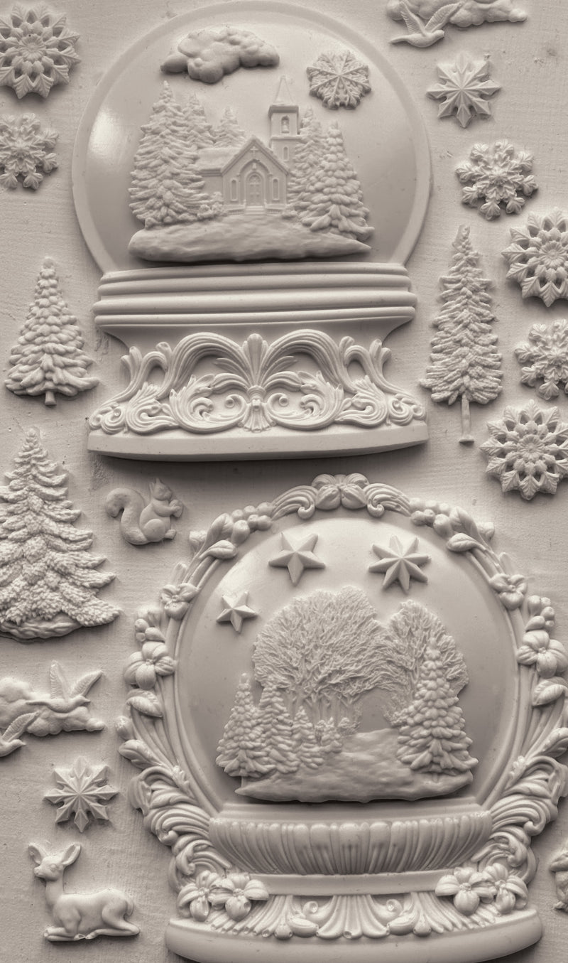 Snow Globes Decor Mould - Iron Orchid Designs UK