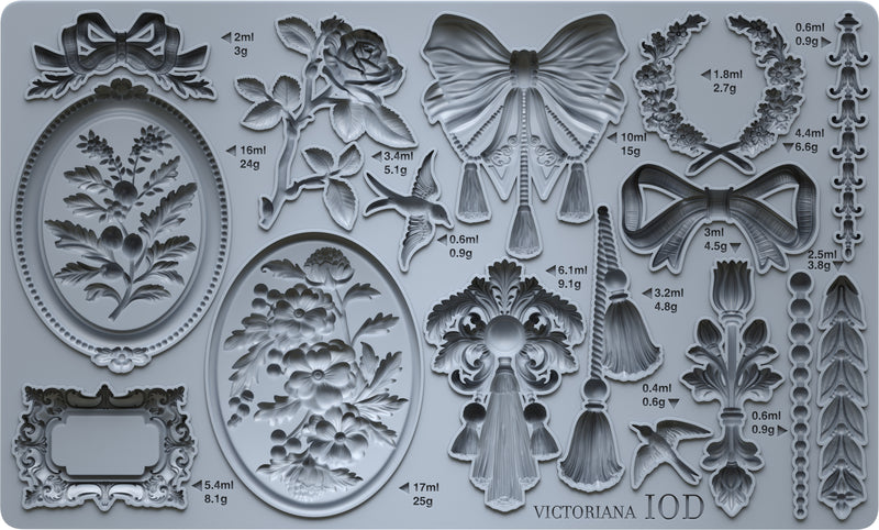 Victoriana Decor Mould - Iron Orchid Designs UK