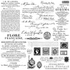 EPHEMERAL TYPE 12X12 IOD STAMP by Iron Orchid Designs - Ink, Chalk Paint, Furniture Craft Stamp
