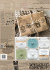 EPHEMERAL TYPE 12X12 IOD STAMP by Iron Orchid Designs - Ink, Chalk Paint, Furniture Craft Stamp