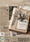Christmas Post 12x12 IOD Stamp by Iron Orchid Designs