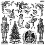 Sugar Plum Fairy 12x12 IOD Stamp