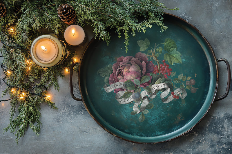 Clementine Decor Transfer - Iron Orchid Designs UK