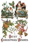 Christmas Joy Decor Transfer - Iron Orchid Designs UK