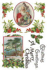 Christmas Joy Decor Transfer - Iron Orchid Designs UK