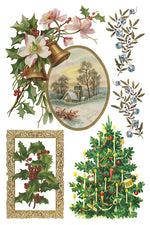 Christmas Joy Decor Transfer - Iron Orchid Designs UK