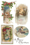 Christmas Joy Decor Transfer - Iron Orchid Designs UK