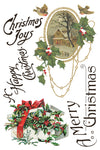 Christmas Joy Decor Transfer - Iron Orchid Designs UK
