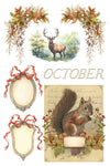 Santa's Hollow Decor Transfer - Iron Orchid Designs UK