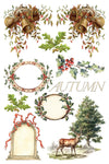 Santa's Hollow Decor Transfer - Iron Orchid Designs UK