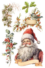 Santa's Hollow Decor Transfer - Iron Orchid Designs UK