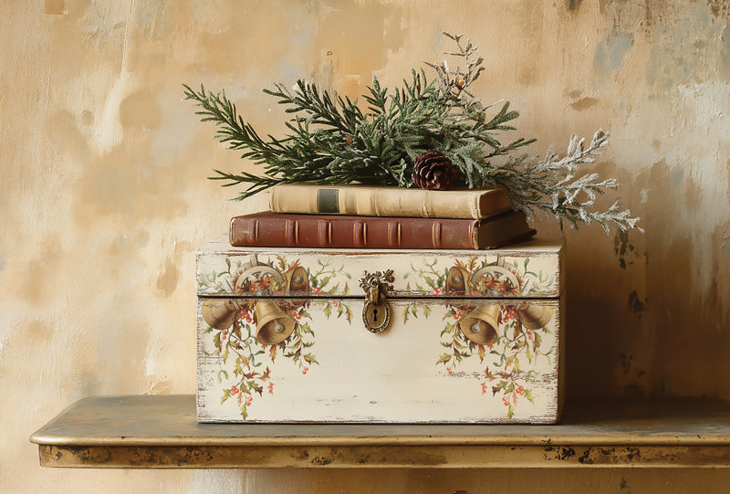 Santa's Hollow Decor Transfer - Iron Orchid Designs UK