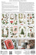 Winter Botanist Decor Transfer - Iron Orchid Designs UK