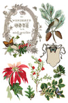Winter Botanist Decor Transfer - Iron Orchid Designs UK