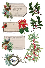 Winter Botanist Decor Transfer - Iron Orchid Designs UK