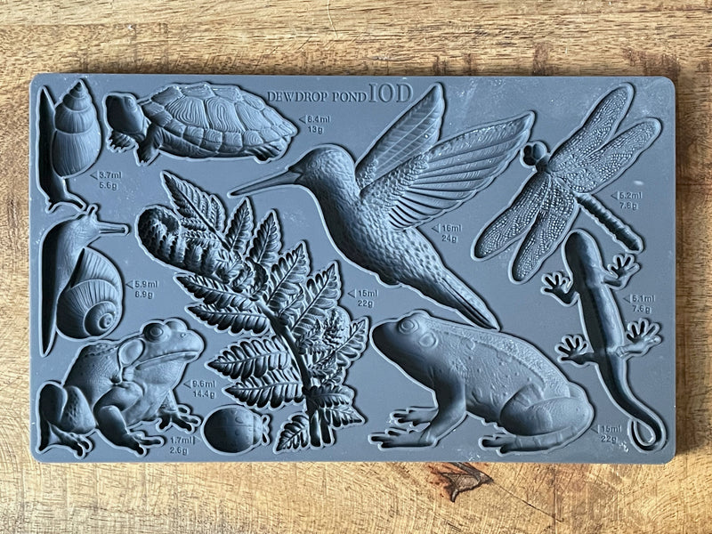 Dewdrop Pond Décor Mould  - Iron Orchid Designs UK