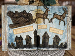 Santa's Sleigh by Iron Orchid Designs - Clay, Resin, Hot Glue (LIMITED EDITION)