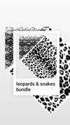 Leopards & Snakes Stamps Bundle