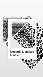 Leopards & Snakes Stamps Bundle