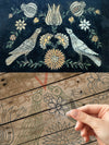 PENNSYLVANIA FOLK Decor Stamp by Iron Orchid Designs - Ink, Chalk Paint, Furniture Craft Stamp 12"x12"