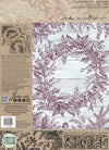 WINTER ADORNMENT Decor 2 Sheet Stamp by Iron Orchid Designs - Ink, Chalk Paint, Furniture Craft Stamp 12"x12"