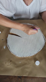 Bespoke cake/pot stand wood slice