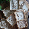 Rustic 3D plaster Cherub wall decor